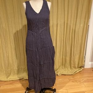SARAH PACINI LONG PURPLE DRESS